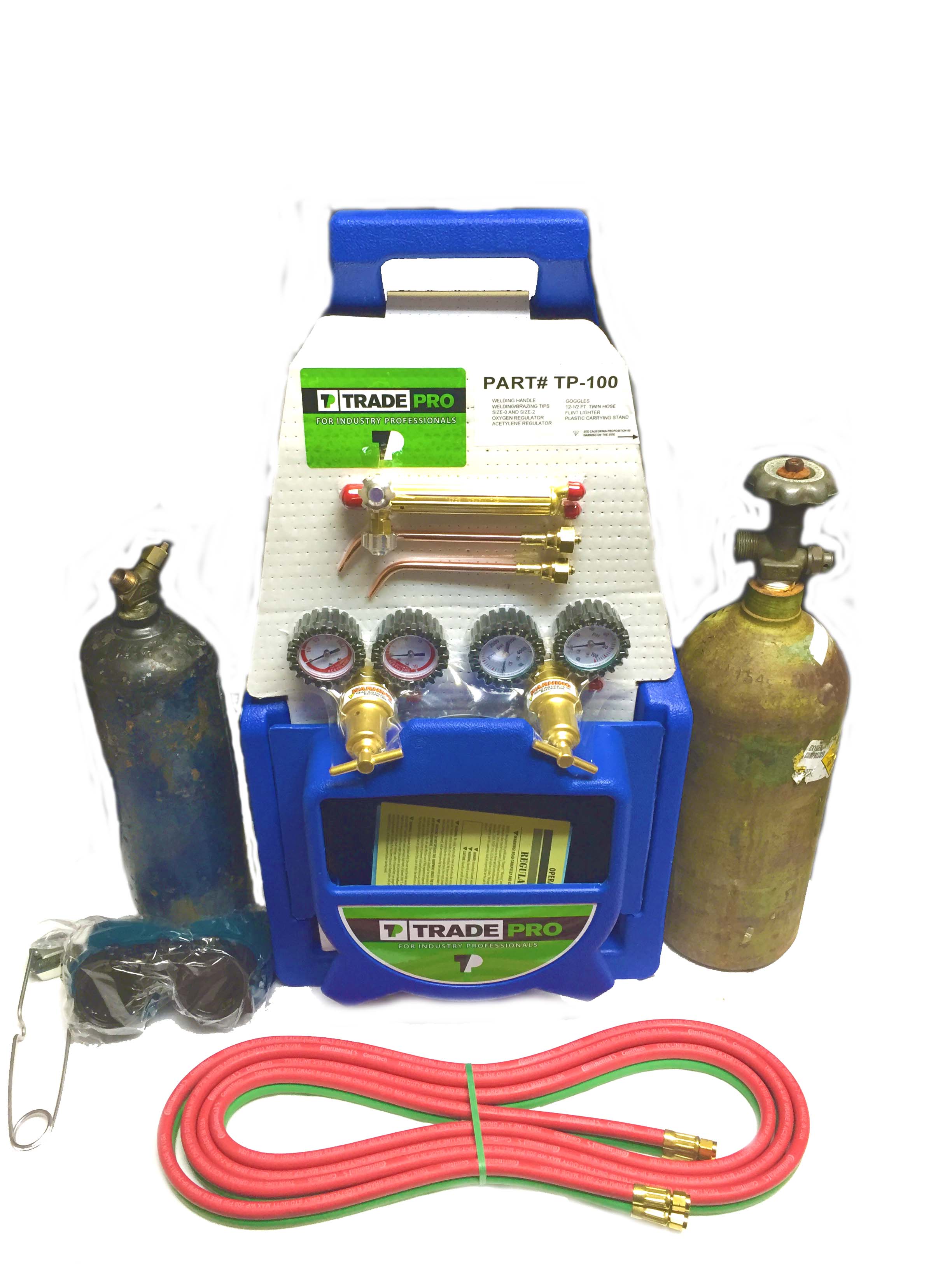 Uniweld Torch Welding Brazing Kit w/ Tanks
